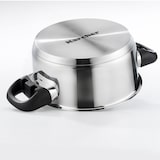 thumbnail of Karcher Topfset Mia aus Edelstahl, Induktion, Töpfe mit Glasdeckel / Pfanne / Stielkasserolle, 5-teilig
