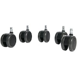 thumbnail of TOPSTAR Bürostuhlrollen 6990-7 für Harte Böden Schwarz 5 Stück