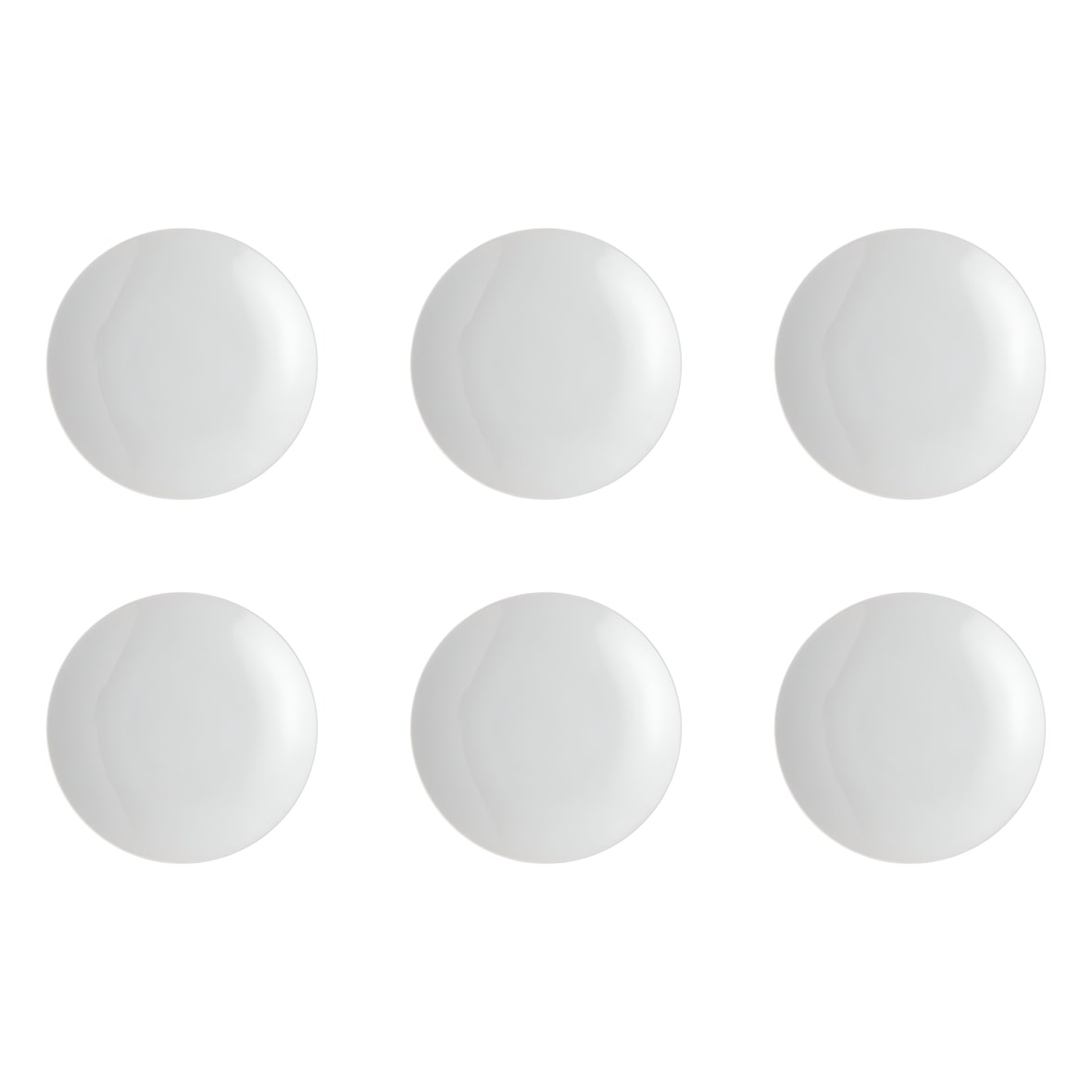 6 x Allround-Teller 28 cm - ROSENTHAL TAC GROPIUS WEISS - 11280-800001-16551