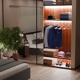 thumbnail of Relaxdays Kleiderbügel Anzug, 8er Set, Zedernholz, Mottenschutz für Kleiderschrank, Hosensteg, breite Anzugbügel, natur