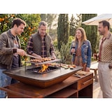thumbnail of PURLINE Barbacoa grande con mueble y placa de cocción de acero corten EFP56RECT CO