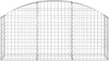 thumbnail of vidaXL Gabione mit Hochbogen 150x30x60/80 cm Verzinktes Eisen