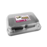 thumbnail of MONOUSO - Bandeja Reutilizable rPET Negra con Tapa  35x24cm (15 Uds)