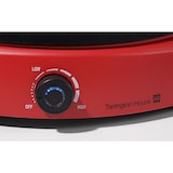 thumbnail of Tarrington House Crepes-Eisen CP1250, Aluminium, 36.8 x 34.3 x 8.2 cm, Ø Platte 29 cm, 1250 W, inkl. Zubehör, rot / schwarz