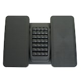 thumbnail of Reposapiés HWC-M11, reposapiés con rodillos de masaje Reposapiés regulable en inclinación y altura, plástico