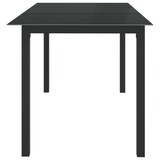 thumbnail of Helloshop26 - Conjunto de comedor para jardín exterior de 7 piezas de aluminio antracita 02_0013915