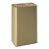 thumbnail of Poubelle de tri sélectif Venus Signature - 2x40l - gris olive mat - RAL 7002