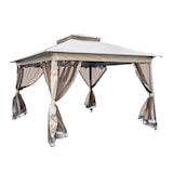 thumbnail of Pavillon Gartenpavillion Pergola Metall Outdoor Kleopatra 335x335x270cm faltbar