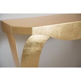 thumbnail of Chippendale console 100x30x80 cm in goud geverfd ijzer, elegant en geperforeerd ontwerp in modern klassiek stijl entreemeubilair Made in Italy