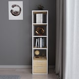 thumbnail of WellHome Loira Bücherregal, Spanplatte furniert mit Melamin
