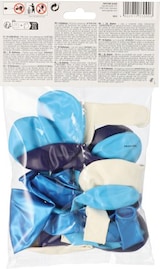 thumbnail of 80 Luftballons Ø 25 cm farbig sortiert `Blue-Mix` blau hellblau