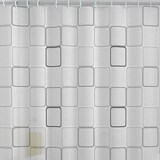 thumbnail of Tenda doccia bagno in peva domino grigia - 240x200 cm