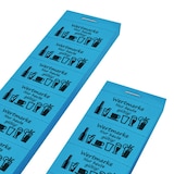 thumbnail of CombiCraft Wertmarken Block auf 10er Streifen 'Nur heute gültig' in Blau - 1000 Abrisse