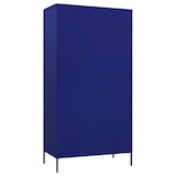 thumbnail of vidaXL Kleiderschrank Marineblau 90x50x180 cm Stahl