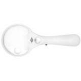 thumbnail of WEDO 2717550 Profi-Lupe Profi Lupe, 3 LEDs, 2, 5x, 4, 5x, 12x Vergrößerung, Linsen-Durchmesser 9 cm, Ergonomischer Griff, inkl. Batterien,