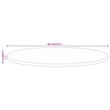 thumbnail of vidaXL Tafelblad rond Ø 60x1,5 cm massief ruw mangohout