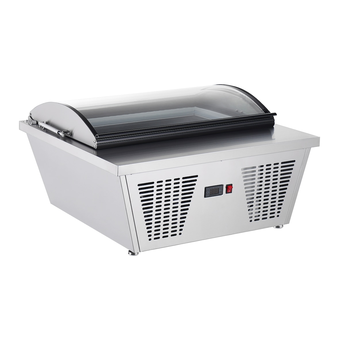 METRO PROFESSIONAL Vitrina de congelación de sobremesa para helados GIV1087C, 86.7 x 73.5 x 44.6 cm, 20 L, plata