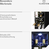 thumbnail of Klarstein Shiraz 12 Slim Uno Weinkühlschrank 32l/12Fl.Touch 85 W 5-18 °C LED Schwarz