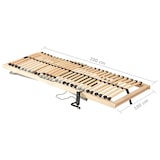 thumbnail of vidaXL Elektrischer Lattenrost mit 28 Latten 7 Zonen 100x200 cm