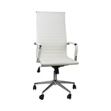 thumbnail of Silla de Escritorio con Ruedas Elegance 116x89x60cm Blanco O91