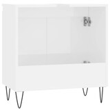 thumbnail of vidaXL Badschrank Hochglanz-Weiß 58x33x60 cm Holzwerkstoff