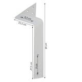 thumbnail of 2er-Set Dachsparrenadapter für Markisen, Dachsparren Halterung Adapter