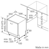 thumbnail of Siemens iQ300, Vollintegrierter Geschirrspüler, 60 cm, varioScharnier für besondere Einbausituationen SN73EX22CE