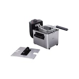 thumbnail of Freidora Jata FR115 de 1,5 litros. Con termostato regulable de temperatura. Fácil limpieza. Sistema antimezcla de sabores. Resistencia inox sumergida