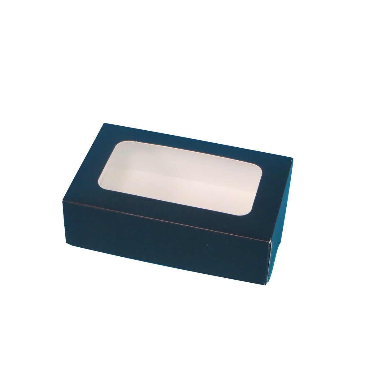 170 Sushi Take away Boxen schwarz mit Sichtfenster 16x10x5cm fettdicht