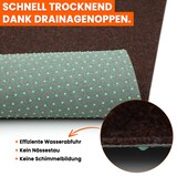 thumbnail of Rasenteppich 67 x 500 cm Braun mit Noppen Kunstrasen Teppich Balkon Terrasse Outdoor