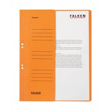 thumbnail of Falken 80000516 Ösenhefter für DIN A4, 250g/m2 Manila-RC-Krt., 1/2 Vorderd., kaufm. Heftung - Orange