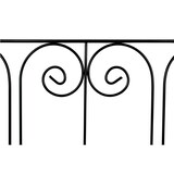 thumbnail of Cabecero de forja Fuente, color Negro Cabezal para cama de 105 cm, Cama 110 cm x 125 cm