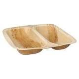 thumbnail of 25 Siegelschalen Palmblatt "pure" eckig 700 ml 4 cm x 25 cm x 26 cm 2-geteilt