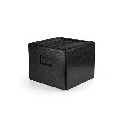 Polibox Contenitore isotermico 360x360x280 mm PizzaboxShop PPE nero