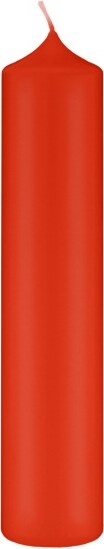 thumbnail of Altarkerzen, Kaminkerzen Paprika Hell-Rot 300 x Ø 60 mm, 4 Stück, Kerzen mit Dornbohrung in RAL Kerzengüte Qualität