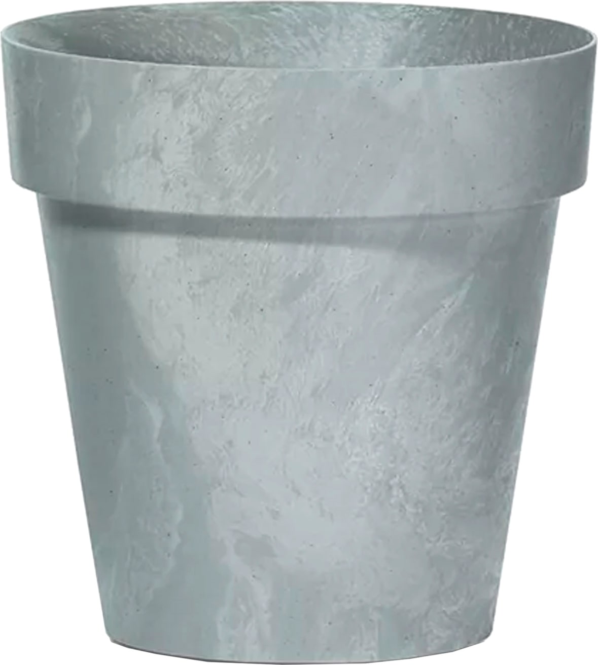 Prosperplast - CUBE BETON EFFECT 0,6L Topf - 11x11x9,7cm in Betongrau farbe