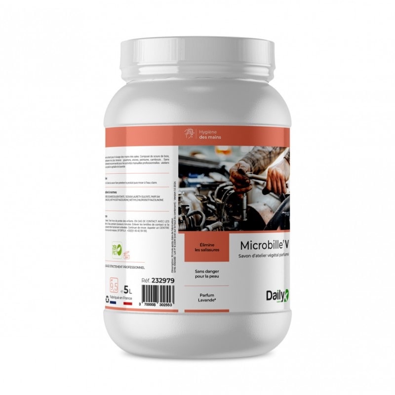 Savon gel d'atelier minéral parfumé - MICROBILLE'M  - Pot 5l - Daily K