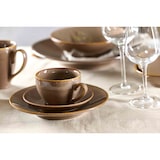 thumbnail of Ritzenhoff & Breker Sahara Kaffeetasse mit Untertasse 6er Set - Dunkelbraun