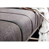 thumbnail of Sitzbank Stoff Schwarz 105x40x40 cm Flur Polsterbank mit Metallgestell, Design Bettbank Schlafzimmer, Flurbank