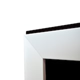 thumbnail of RAME 900 - Biocamino da incasso camino a bioetanolo da parete, vari colori - Bianco - con Vetro