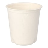 thumbnail of 120 Trinkbecher Zuckerrohr `pure` 0,1 l Ø 6,3 cm · 6,5 cm weiss für Heißgetränke