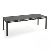 thumbnail of Uitschuifbare tuintafel in grijs aluminium