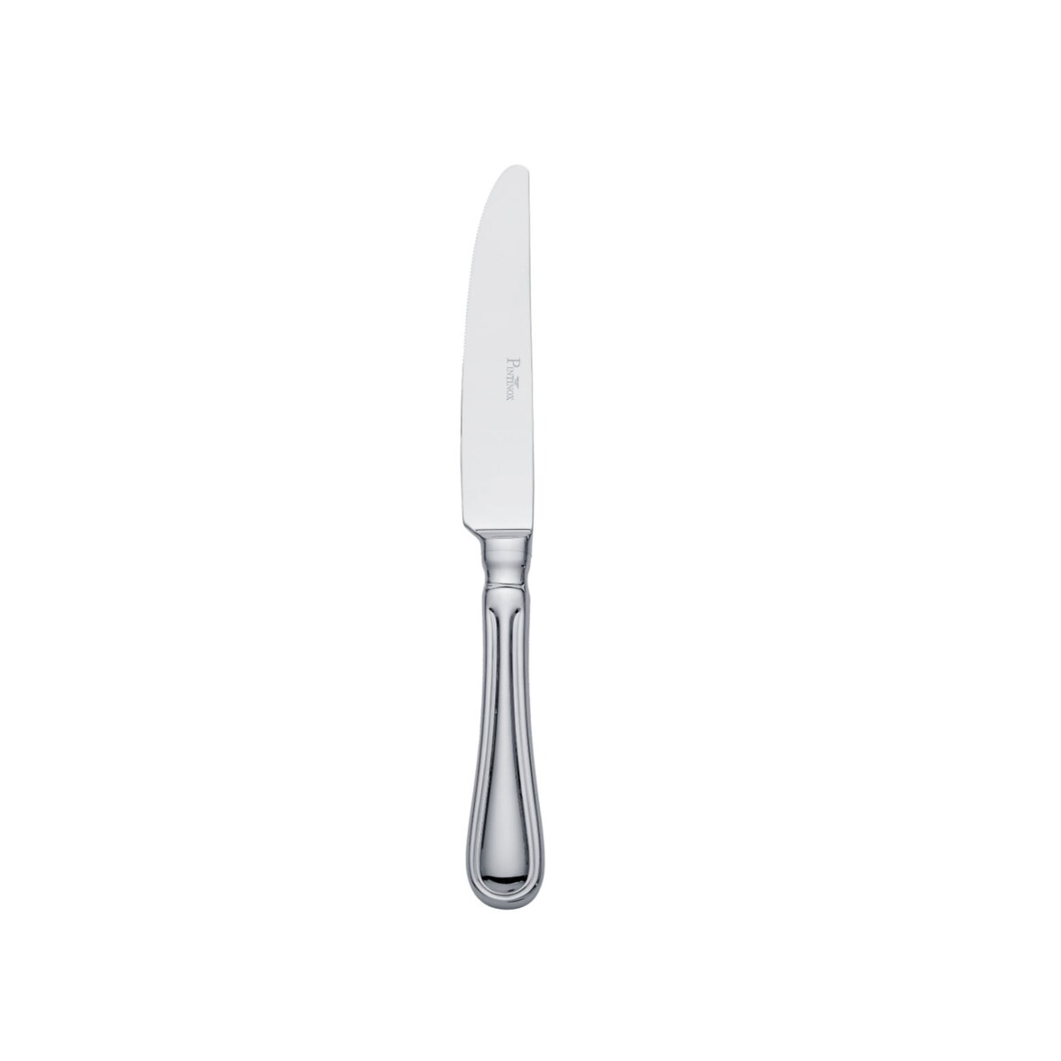 Coltello Tavola Manico Vuoto Lama Forgiata Inglese Acciaio Inox 18/10, Confezione da 12