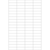 thumbnail of Wasserlösliche Etiketten 48,3 x 16,5 mm(Anzahl Bögen /VPE: 25)