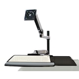 thumbnail of Ergotron LX Monitorarm mit Tastatur als Tischhalterung