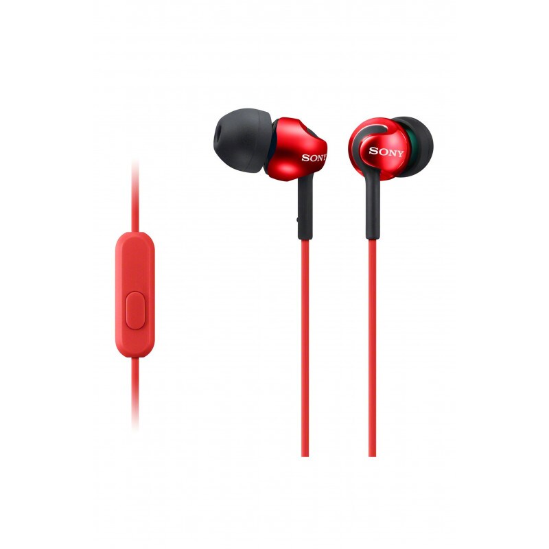 Ecouteurs Intra Auriculaires Sony Mdr Ex110ap Rouge