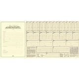 thumbnail of Ahnentafel 1-31 für 5 Generationen auf Urkundenpapier A3 gefalzt auf A4