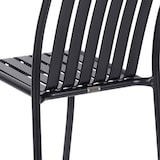 thumbnail of Design-Gartenstuhl aus Aluminium schwarz