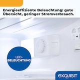 thumbnail of Exquisit Mini Kühl-Gefrierkombination KGC590-30-E-040E schwarz | Nutzinhalt: 85 L  Türanschlag wechselbar | Kühlschrank mit Gefrierfach klein