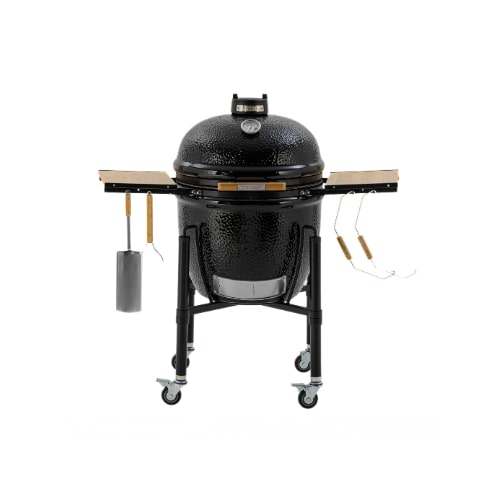 Kamado Monolith ONE 66 Noir chariot